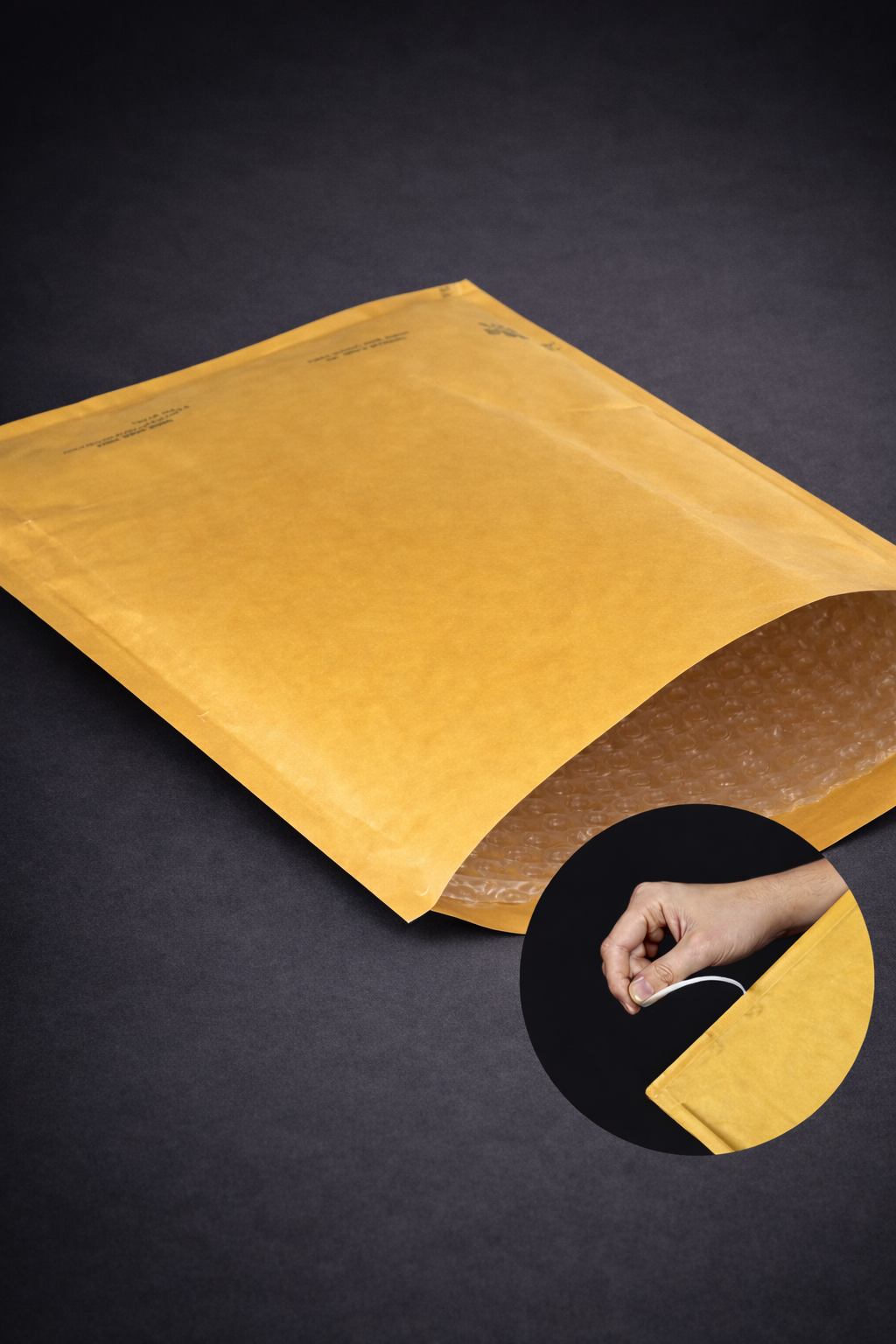 Kraft Self-Seal Bubble Mailers w/Tear Strip